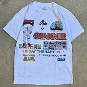 Brockhampton Ginger Friday Therapy Tour Music Tshirt M 20x27